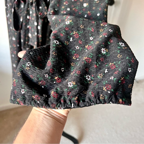 ASOS Design Floral Long Sleeve Side Tie Surplice Mini Dress—SZ. 6 - Picture 15 of 15